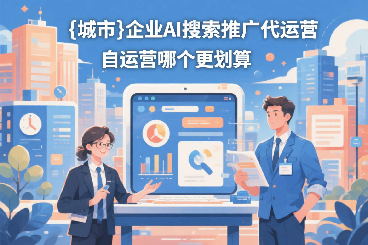 白银企业AI搜索推广代运营和自运营哪个更划算
