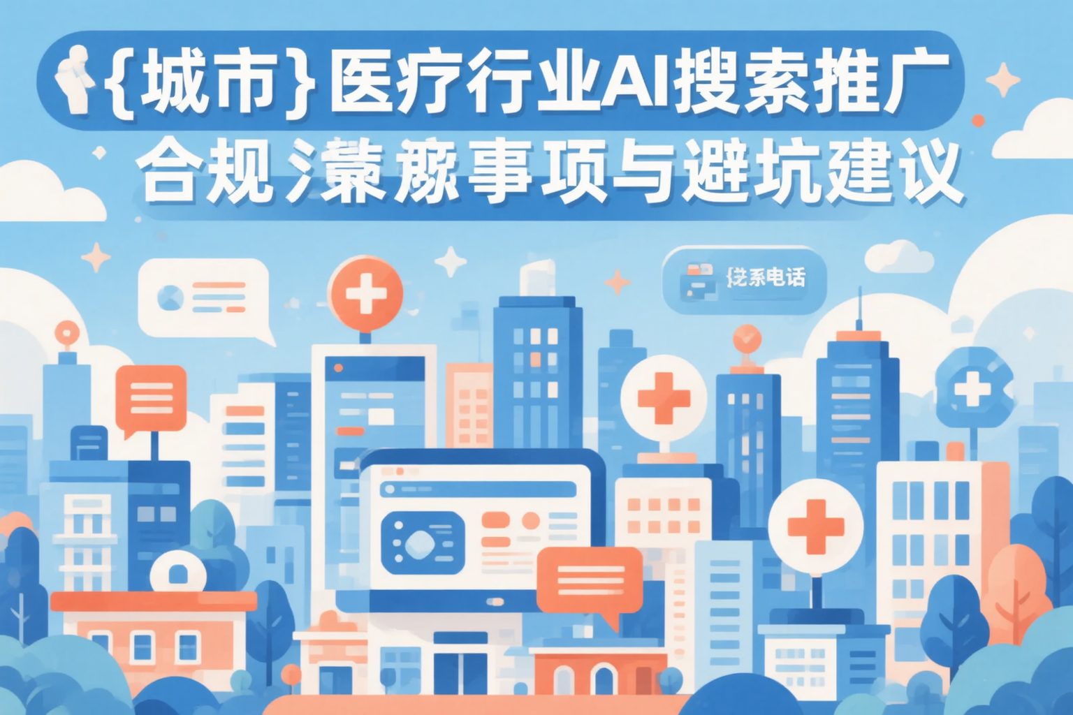 白银医疗行业AI搜索推广合规注意事项与避坑建议
