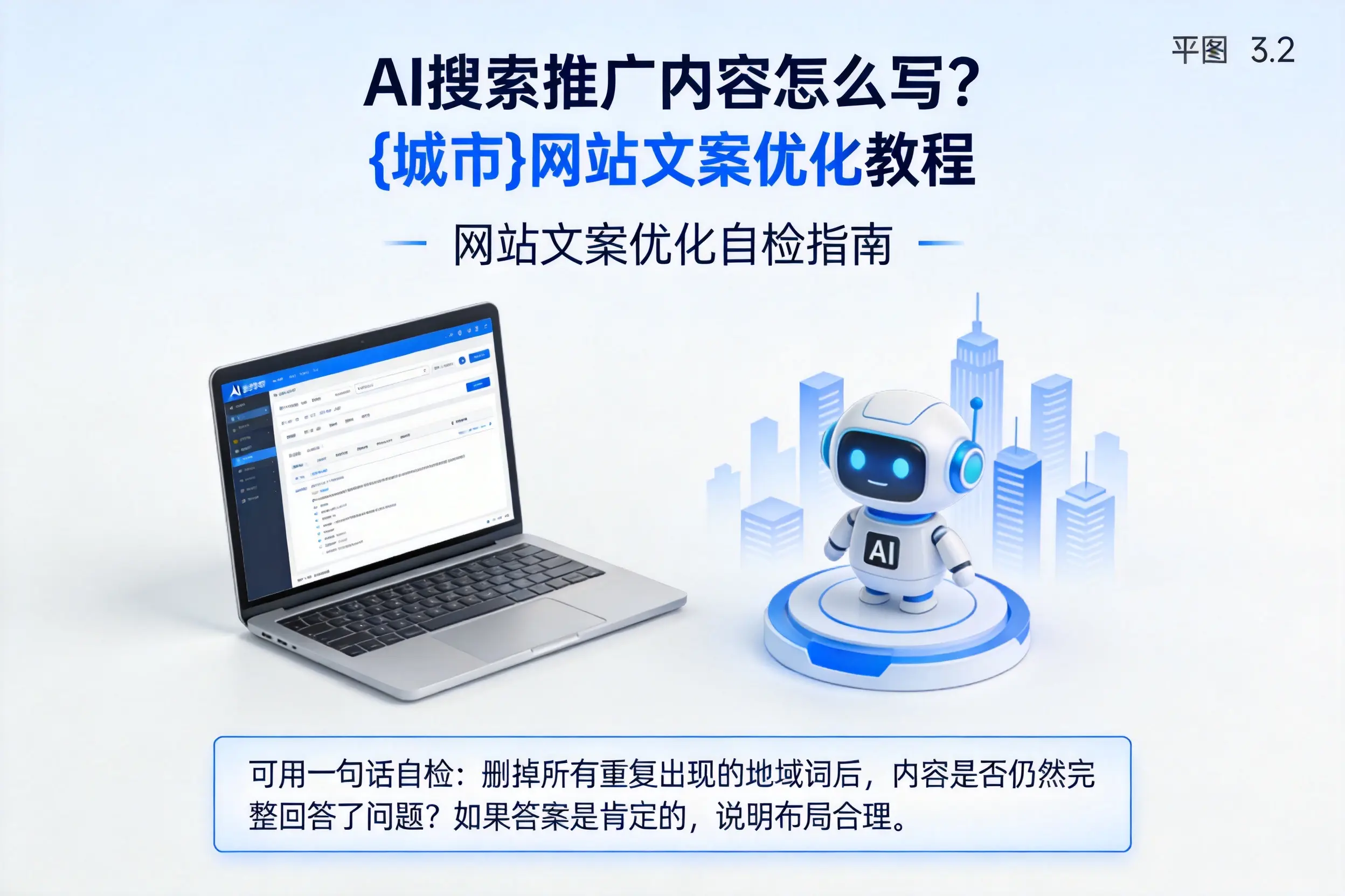 AI搜索推广内容怎么写?白银网站文案优化教程