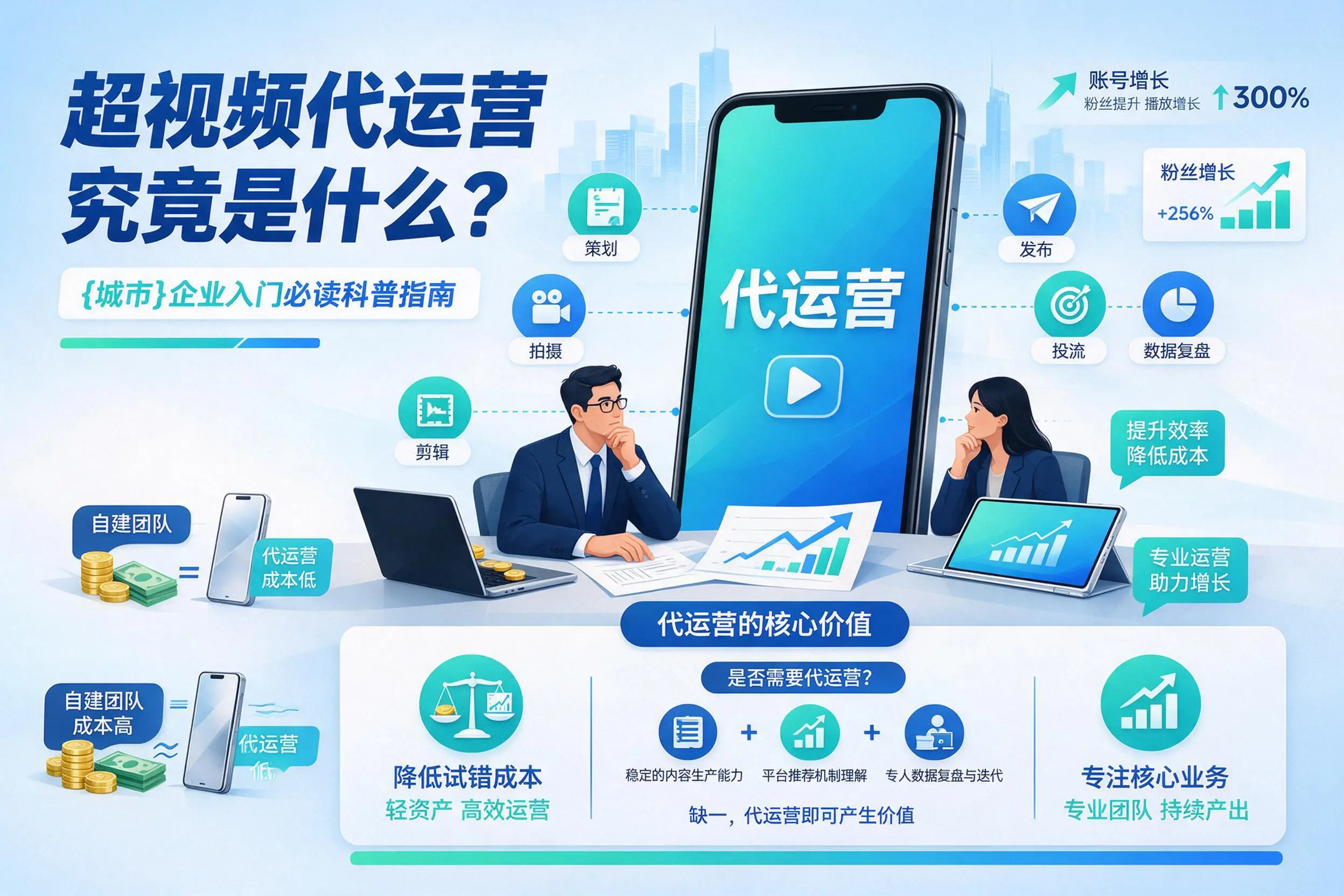 短视频代运营究竟是什么？白银企业入门必读科普指南