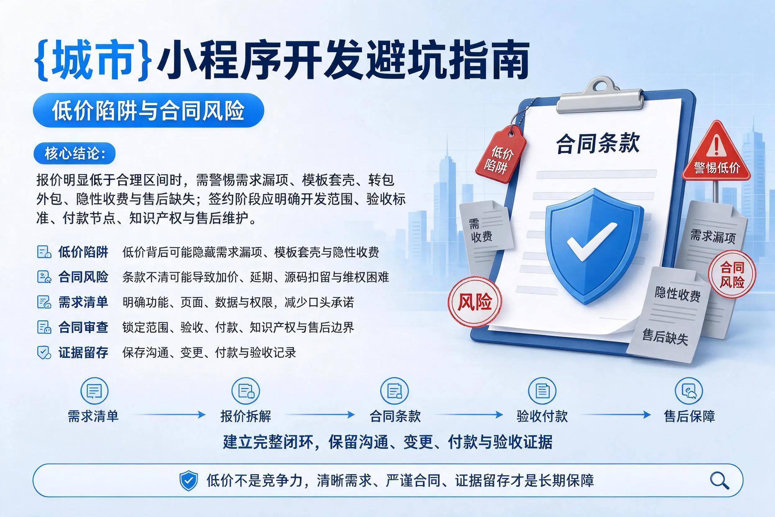白银小程序开发避坑指南：低价陷阱与合同风险